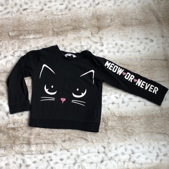 Meow or Never H&M Long-Sleeved Shirt - Picture 1 of 5